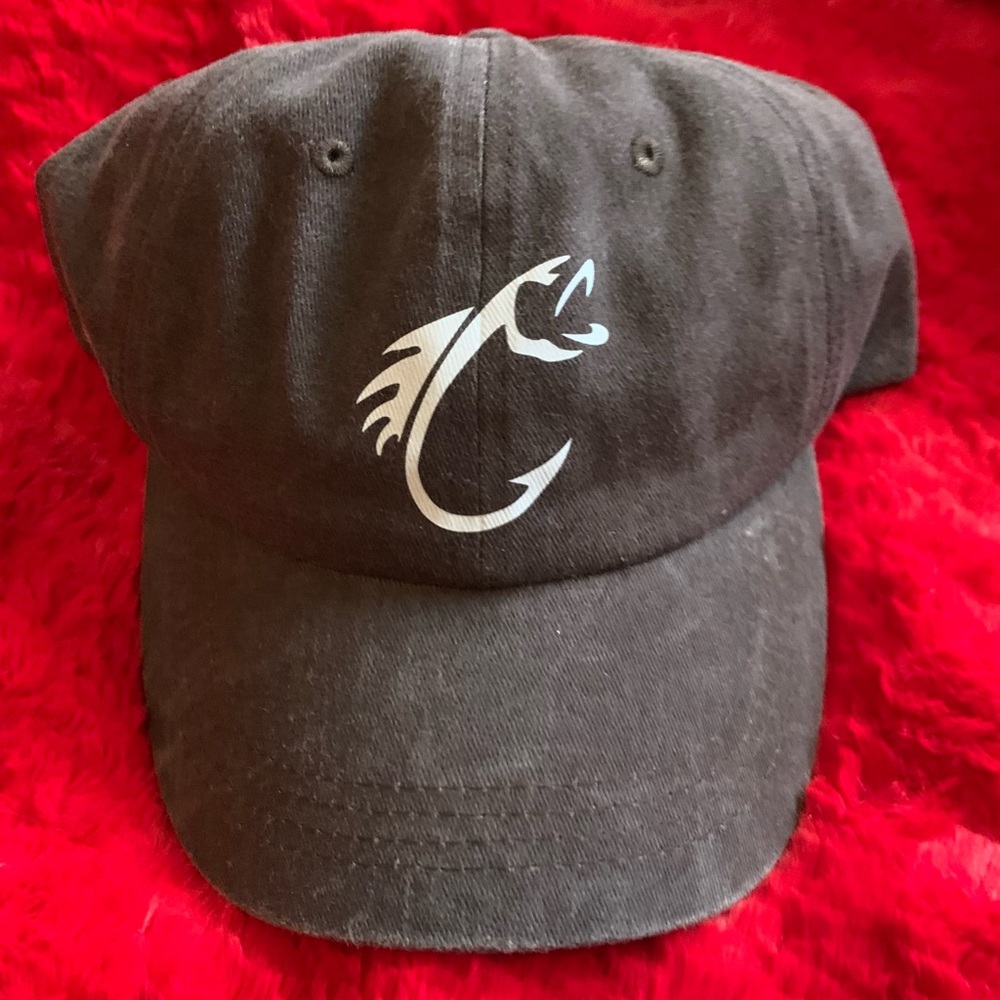 Vintage Style Baseball Cap - Fish Hook Coffee Color